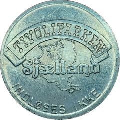 25 Spillemærke - Tivoliparken Sjælland