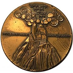 Medal - Israel Historical Cities Coin of Jerusalem