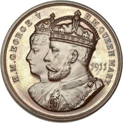 Medal - George V Coronation, London College of Music, bronze