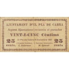 25 Céntimos El Pla de Cabra