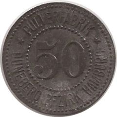 50 Pfennig - Hamburg Pulverfabrik Hamburg