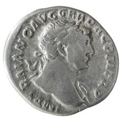 Denarius - Trajan COS V P P S P Q R OPTIMO PRINC, Roma and Victory
