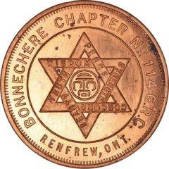 Masonic Penny - Bonnechere Chapter No. 114 Renfrew, Ontario