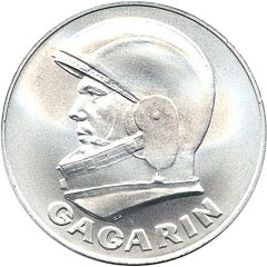 Medal - Yuri Gagarin - First Man in Space 30th Anniversary