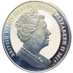 1 Dollar - Elizabeth II 4th Portrait, Pegasus - 2017 Reverse Proof Silver Bullion