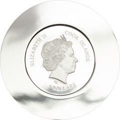 5 Dollars - Elizabeth II Murrine Millefiori Glass Art