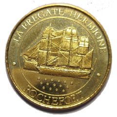 Token - Médailles et Patrimoine Rochefort-sur-Mer - La Frégatte Hermione