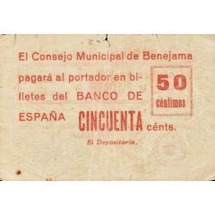 50 Céntimos Benejama