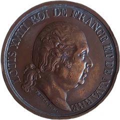 Médaille de l`académie ébroïcienne - Louis XVIII
