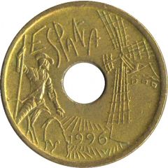 25 Pesetas Castilla-La Mancha