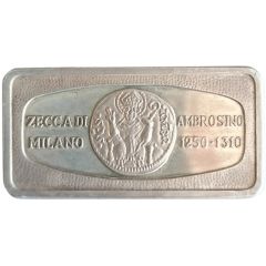 60 grams silver - Zecca di Milano Intercoins