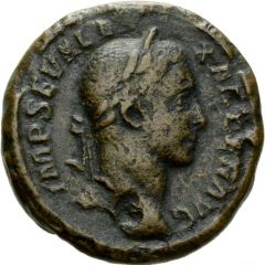 As - Severus Alexander P M TR P VIIII COS III P P S C, Victory