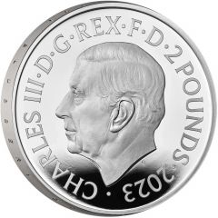 2 Pounds - Charles III Albus Dumbledore, Silver Proof