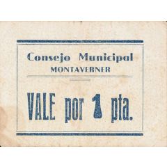 1 Peseta Montaverner