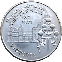 Medal - British Columbia Centennial Victoria