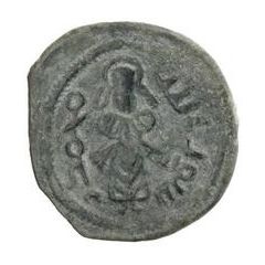 Follis / Fals - standing caliph type - Iliya Jerusalem - Arab-Byzantine