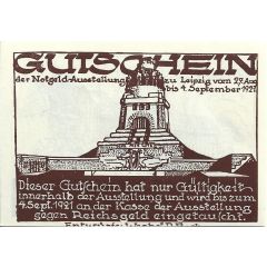 50 Pfennig Notgeld-Ausstellung