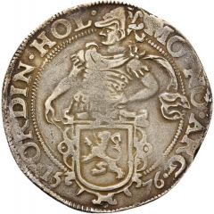 Daalder `Leeuwendaalder` knight facing left
