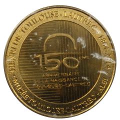 Monnaie de Paris Tourist Token - Albi 150ème anniversaire de la naissance de Toulouse-Lautrec