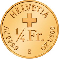 1/4 Franc Albert Einstein
