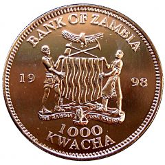 1000 Kwacha Princess Diana