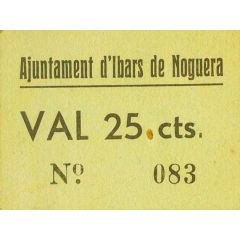 25 Céntimos Ibars de Noguera