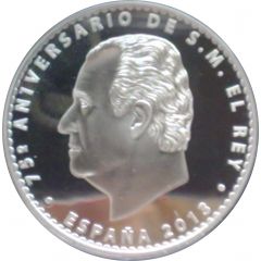 10 Euros - Juan Carlos I 75th birthday