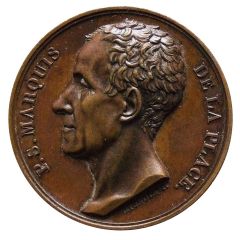 Medal Commemorating Marquis de la Place 1749-1827