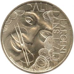 Jeton touristique - Monnaie de Paris - Dali - L`Argent dans l`Art