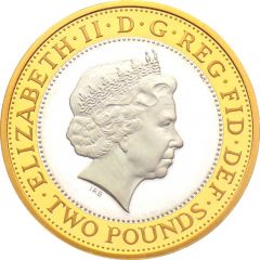 2 Pounds - Elizabeth II 4th portrait, Royal Navy, Silver Proof