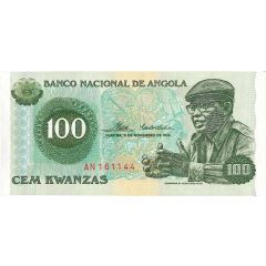 100 Kwanzas Without date of Independence