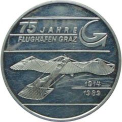 100 Schilling - Casinos Austria 75 Jahre Flughafen Graz