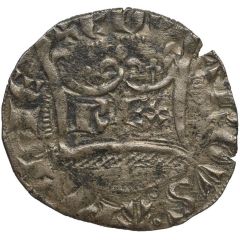 Double Denier with crown - Edward III