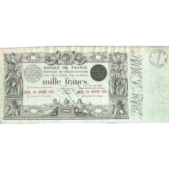 1000 Francs - type 1862 succursales