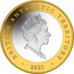 2 Pounds - Elizabeth II Antarctic Treaty, Silver
