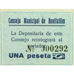 1 Peseta Benifallim
