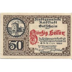 50 Heller Radstadt