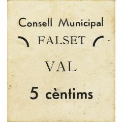 5 Céntimos Falset