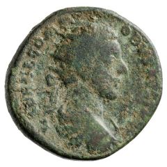 Dupondius - Commodus VIRTVS AVG IMP III COS II P P S C, Virtus