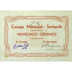 25 Céntimos Santa Pola