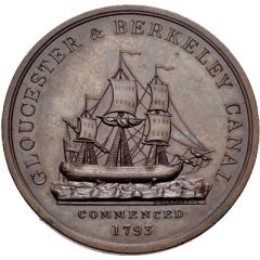 Medal - Completion of the Gloucester and Berkeley Canal