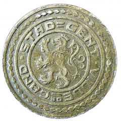 1 Franken - Albert I Ghent - German Occupation Coinage