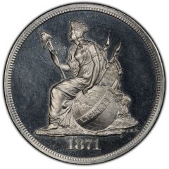 1 Dollar `1871 Dollar` Pattern, aluminium
