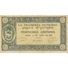 25 Céntimos Sueca