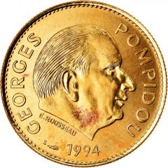 Georges Pompidou - Président de la République or