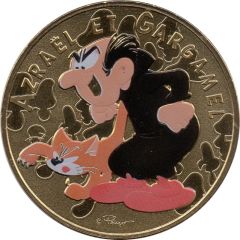 Monnaie de Paris Tourist Token - Les Schtroumpfs Azraël et Gargamel