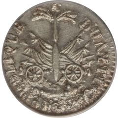12 Centimes Western Republic, small bust