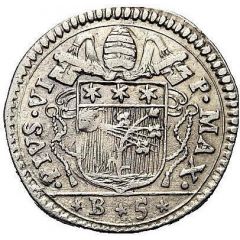1 Carlino - Pius VI