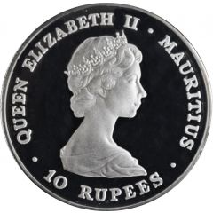 10 Rupees - Elizabeth II Royal Wedding, Silver Proof Issue