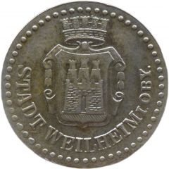 5 Pfennig - Weilheim